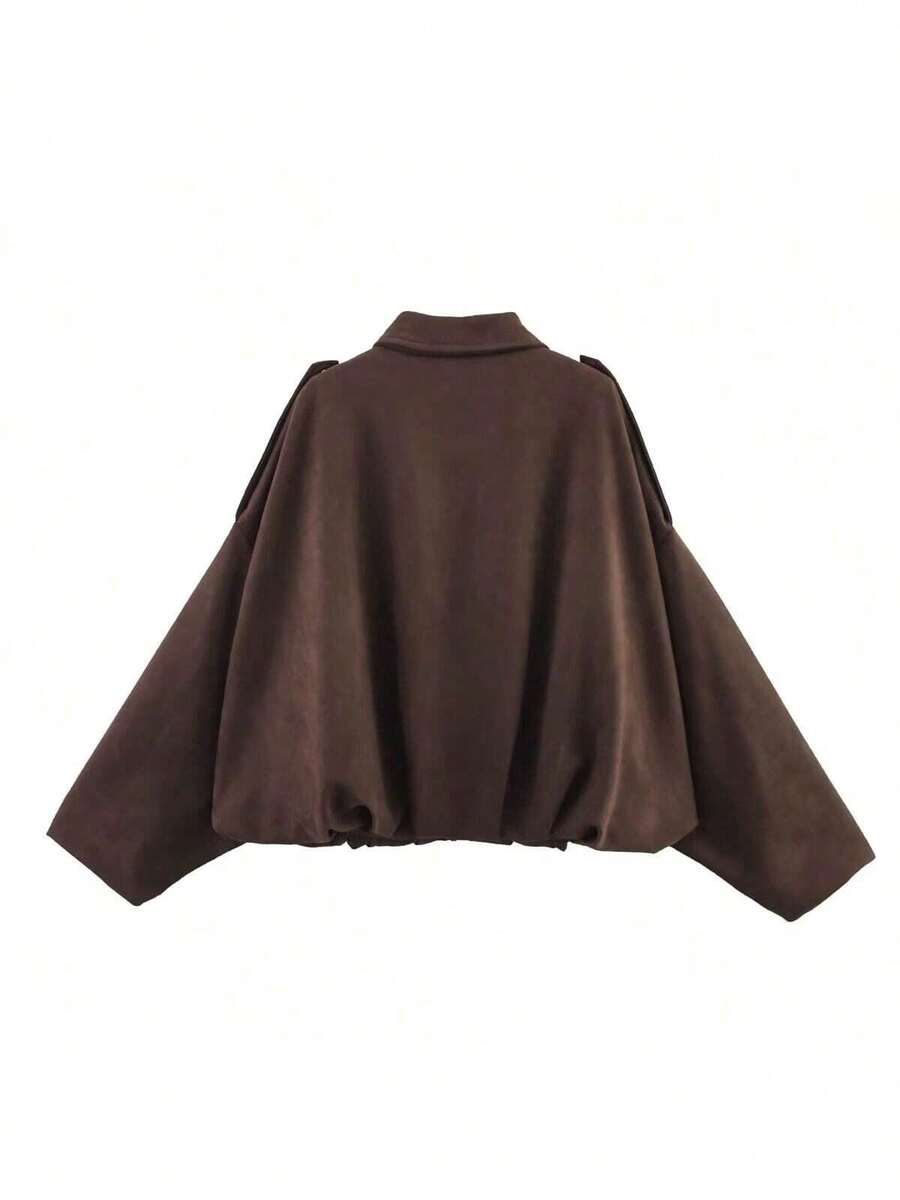 Elegante, chic y ligera chaqueta bomber para damas