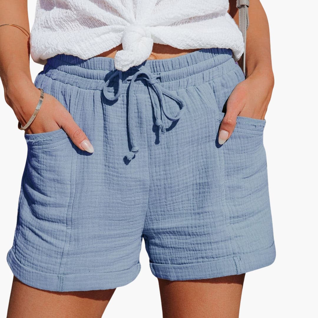 Emma | Pantalones Cortos Casual con Cinta Ajustable Elegantes