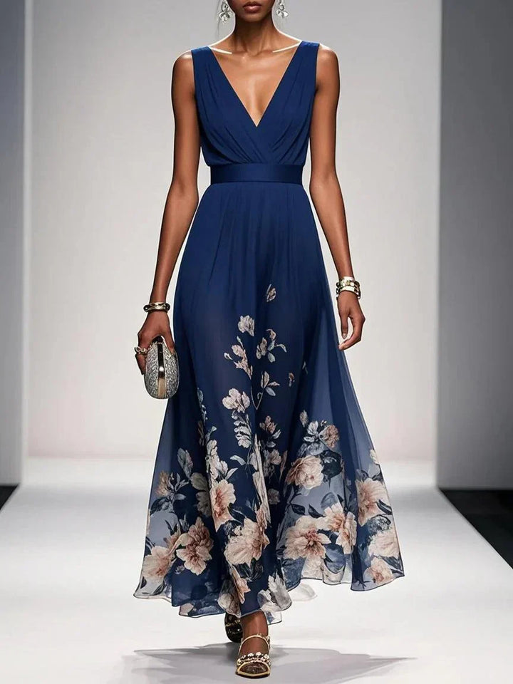 Vestido maxi floral ligero