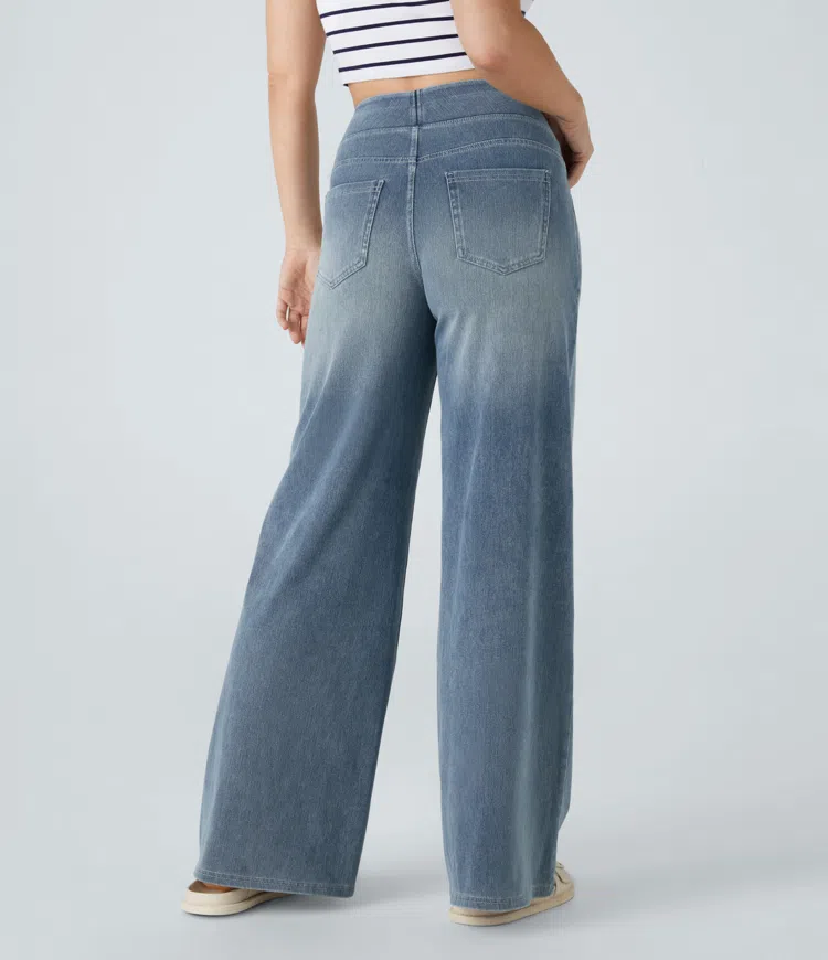Solène - Jeans de Pierna Ancha Fit Relajado