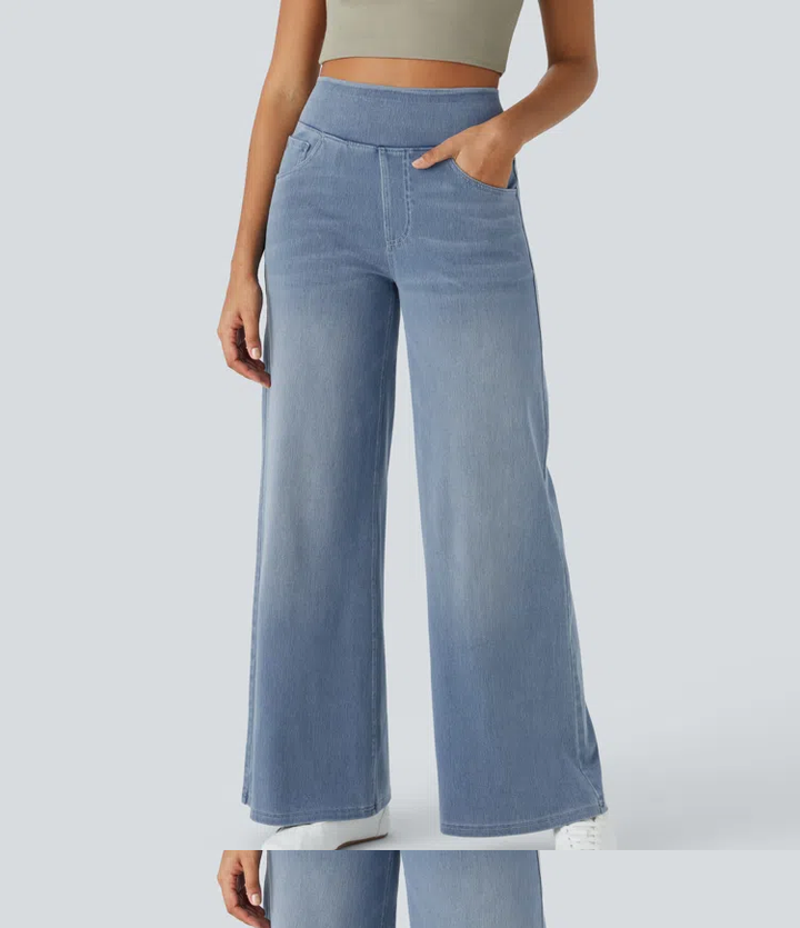 Solène - Jeans de Pierna Ancha Fit Relajado