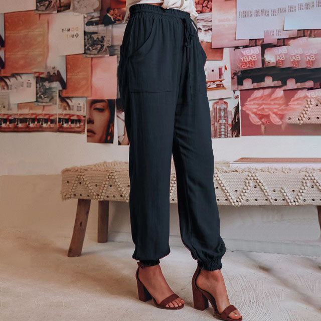 Elena | Pantalones Elegantes con Cordón