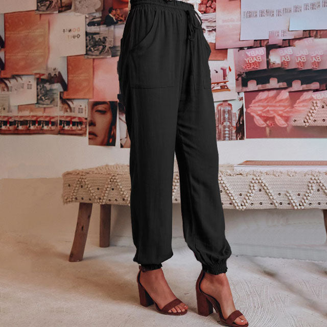 Elena | Pantalones Elegantes con Cordón
