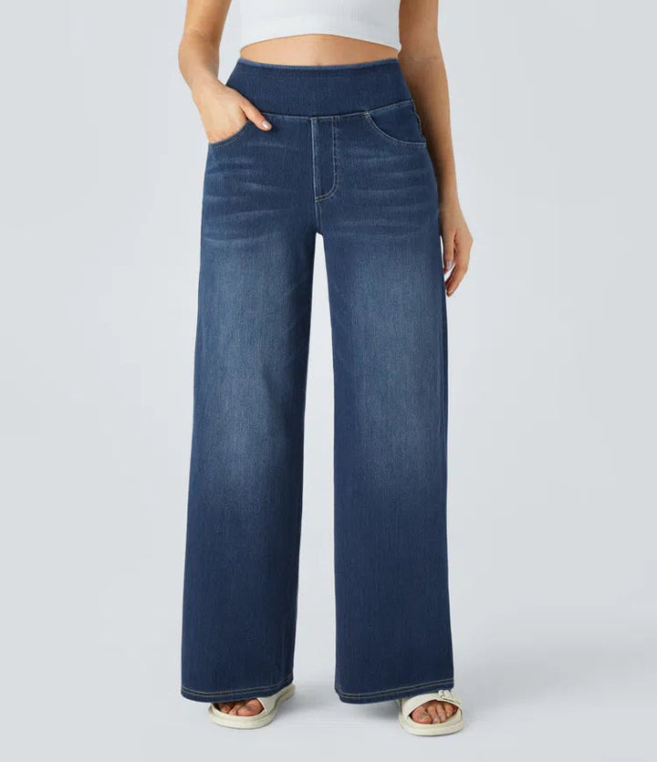 Solène - Jeans de Pierna Ancha Fit Relajado