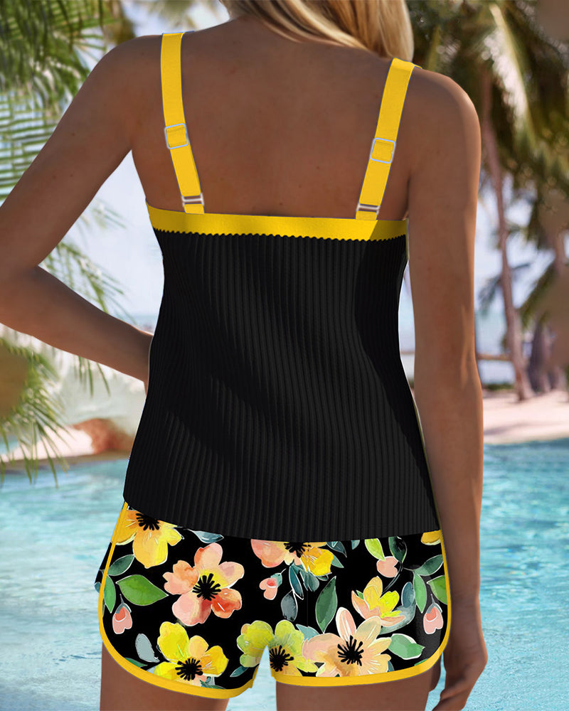 Bloom | Elegante Conjunto de Dos Piezas Tankini