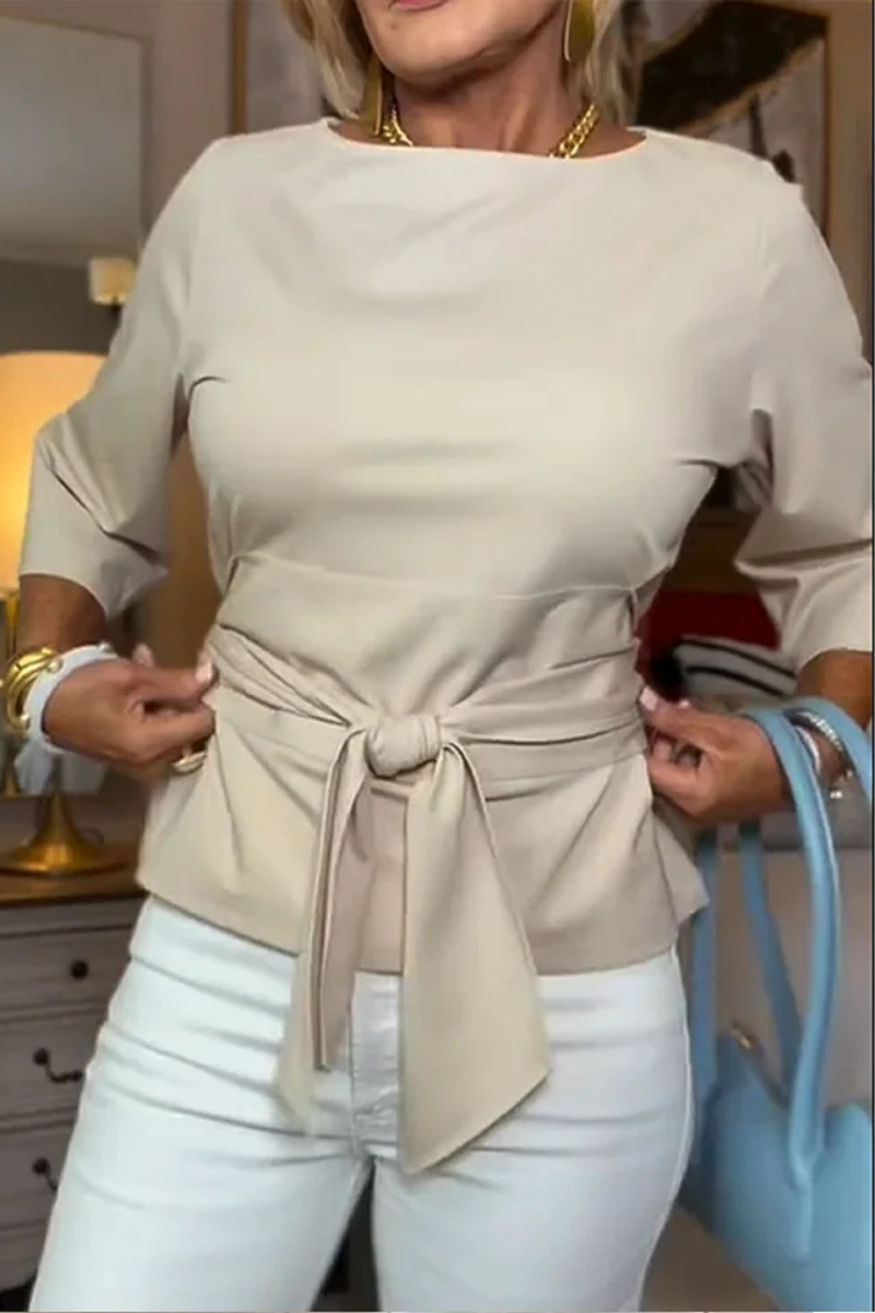 Daria™ | Top de Cintura con Lazo Elegante