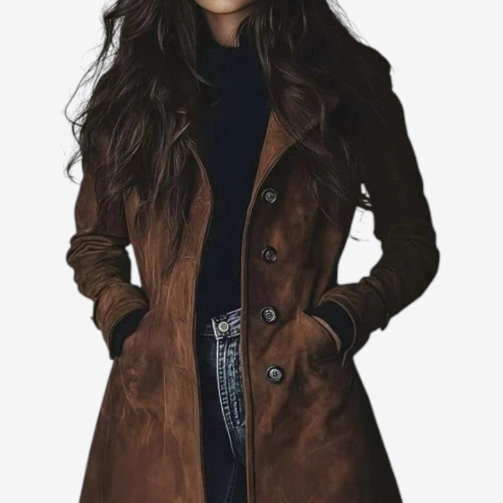Soraya™ | Abrigo Largo Chic para Calidez y Estilo Clásico
