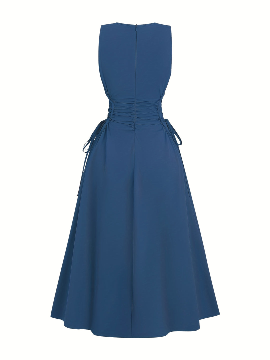 Lucy | Vestido de tirantes de color sólido A-line de verano