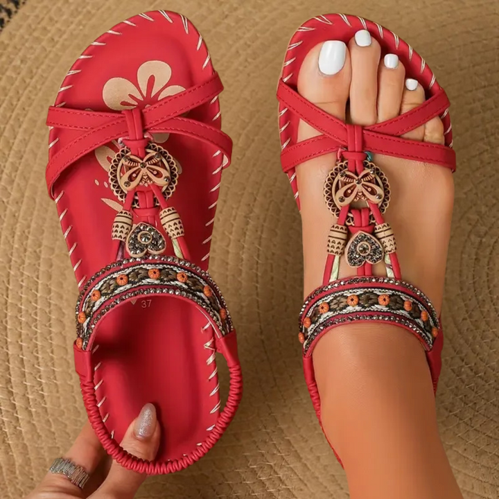 Lucía | Sandalias Estilo Ibiza Combinando Confort y Elegancia