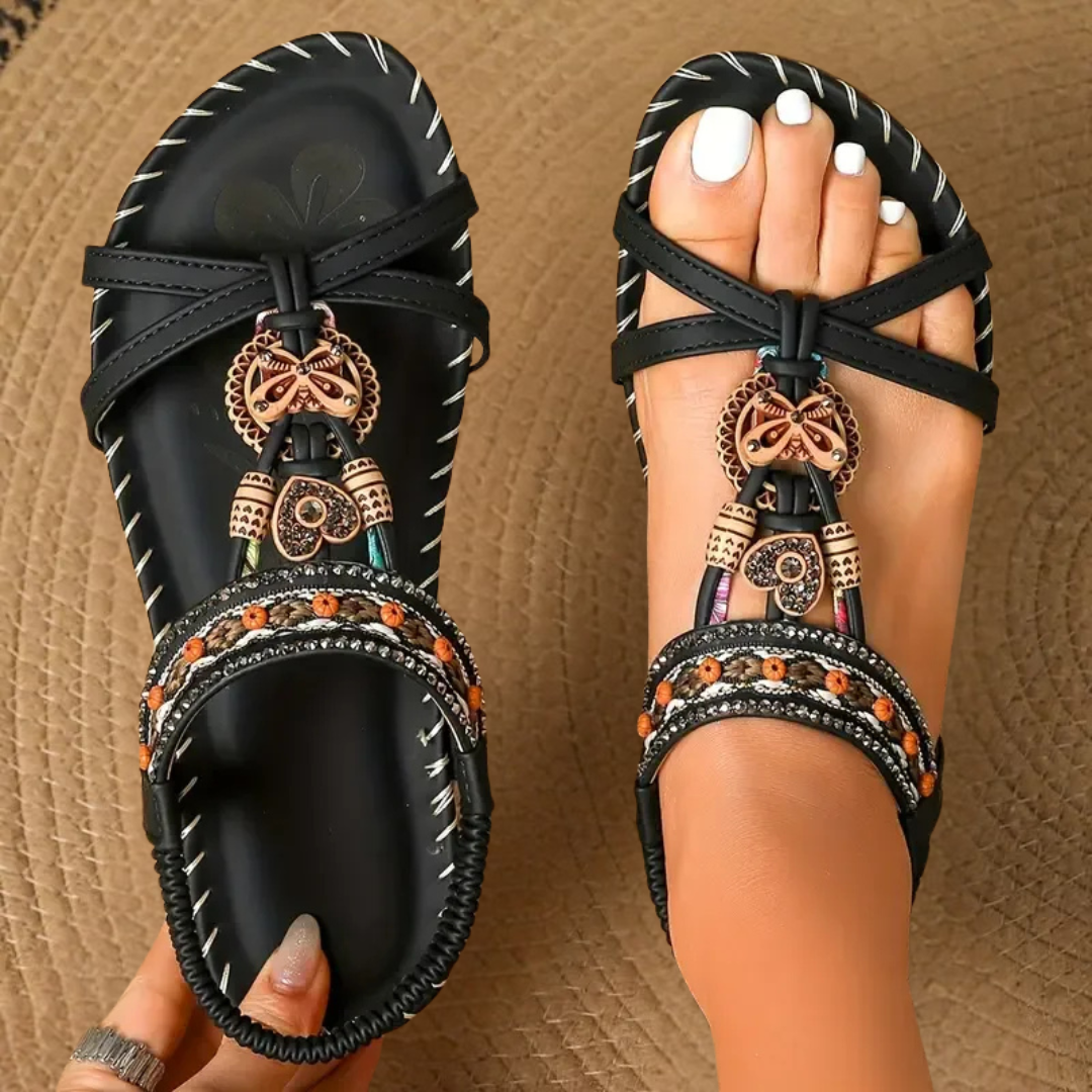 Lucía | Sandalias Estilo Ibiza Combinando Confort y Elegancia