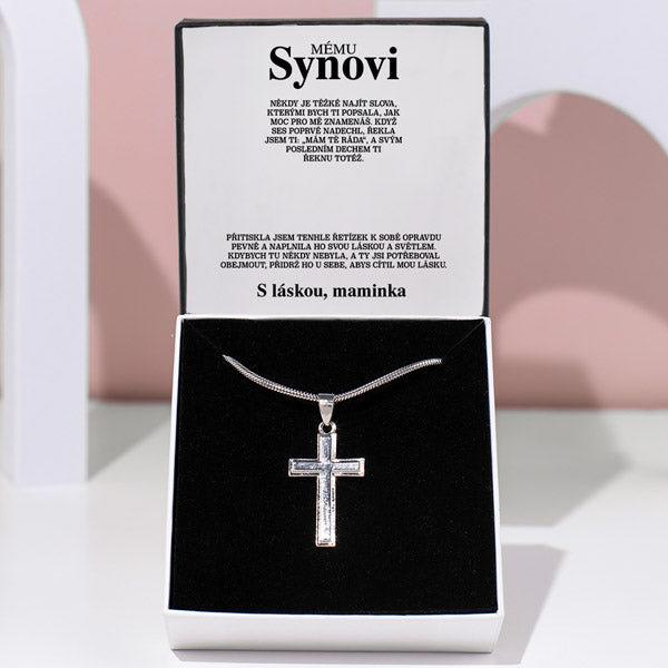 Unisex náhrdelník s křížem