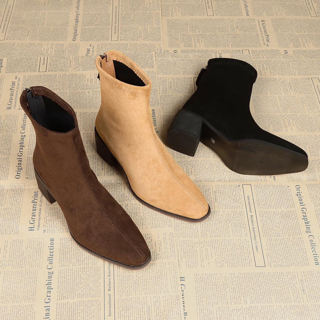 Giuliana | Botines Elegantes en Ante