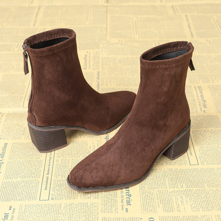 Giuliana | Botines Elegantes en Ante