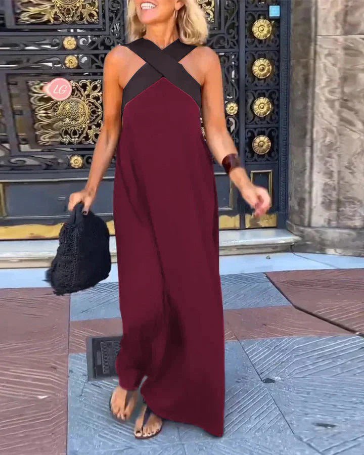 DELFINA | Vestido de Corte Cruzado Elegante