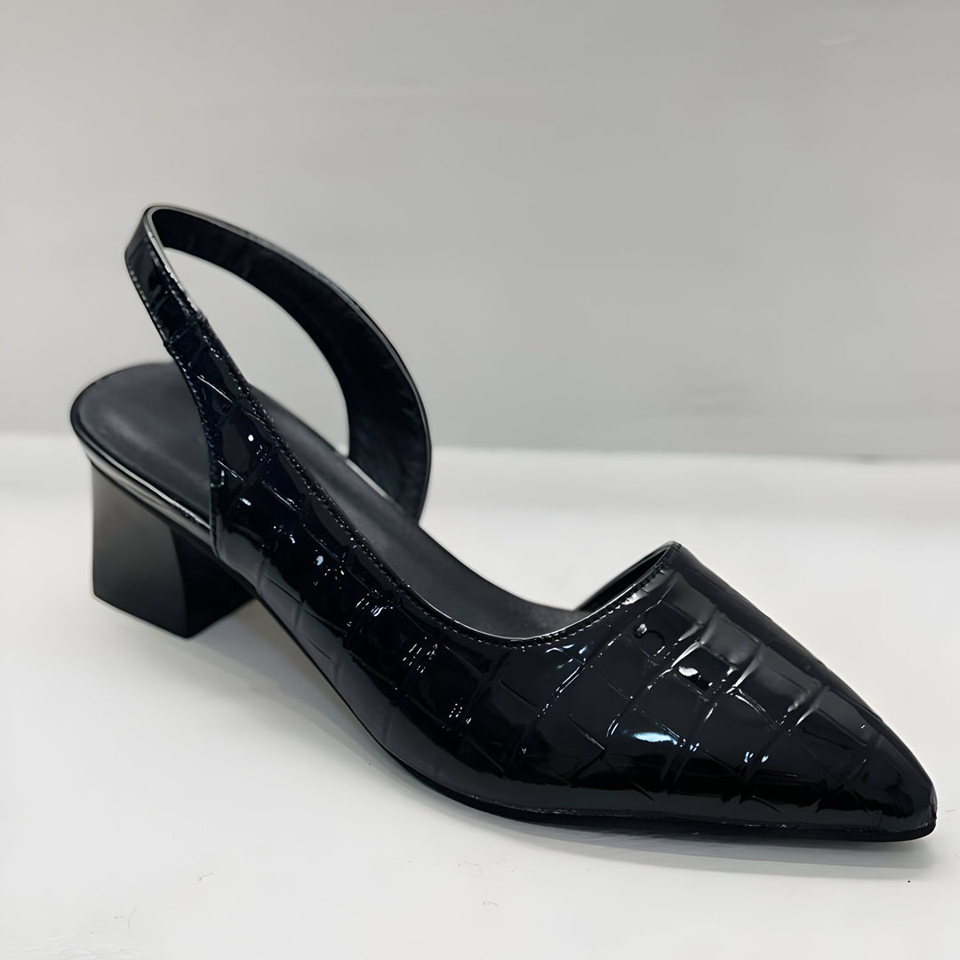 Wynn - Zapatos de tacón de punta ancha