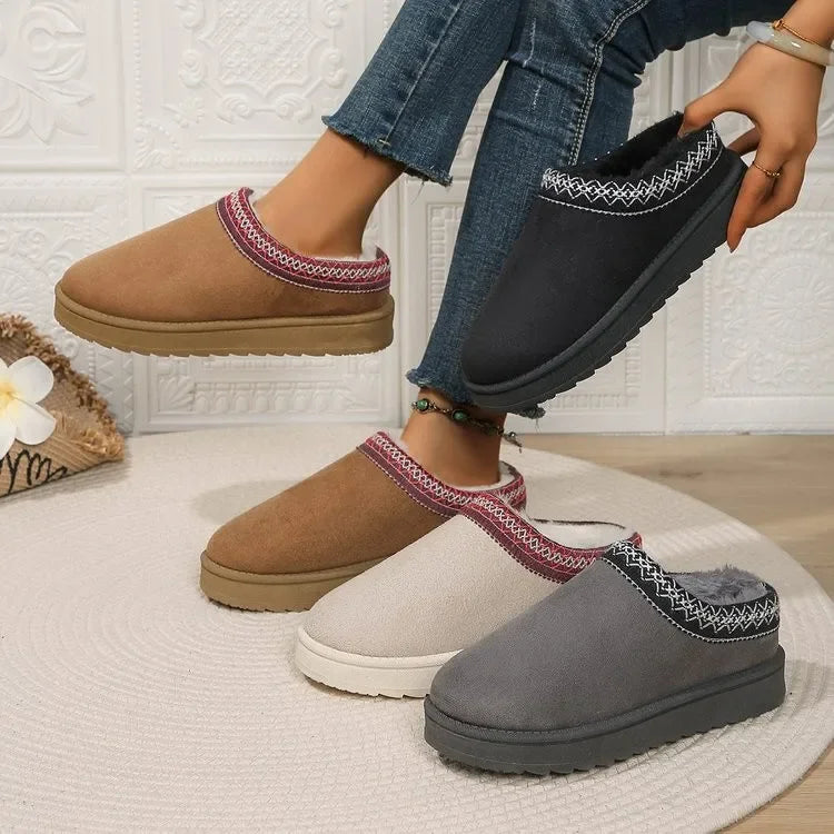 Luna | Botas femeninas calientes con forro de felpa
