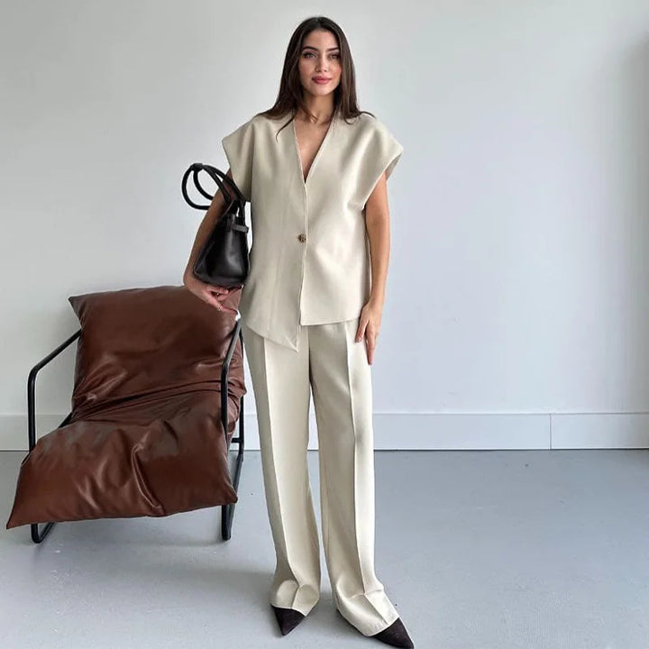 Módní set / Gilet a kalhoty