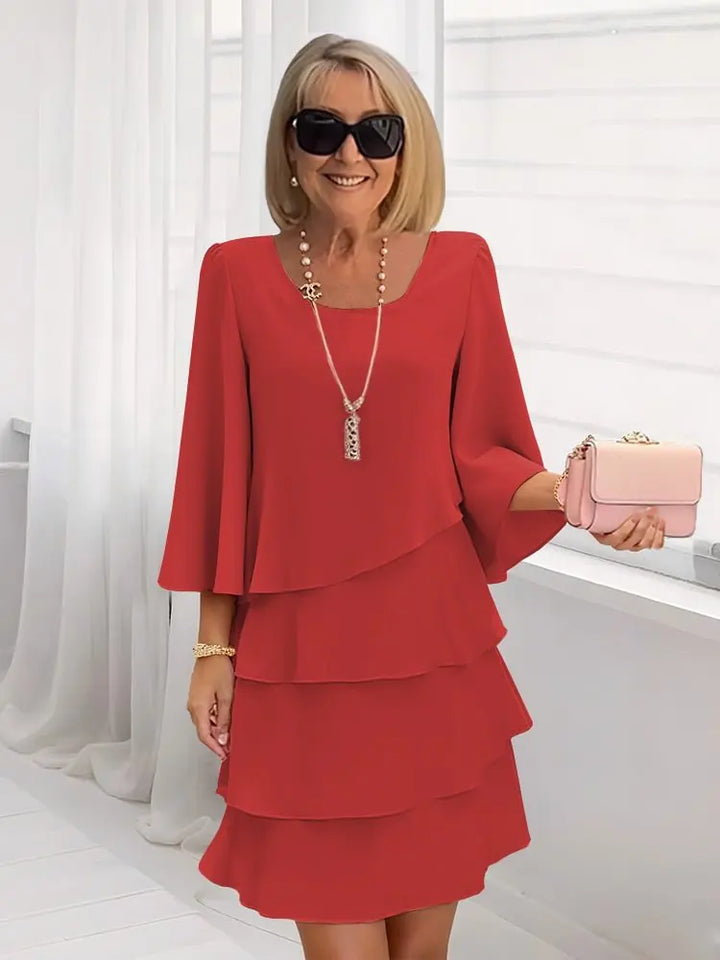 Casandra | Elegant dress with ruffles and maximum comfort
