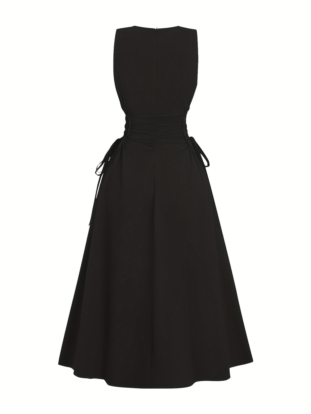 Lucy | Vestido de tirantes de color sólido A-line de verano