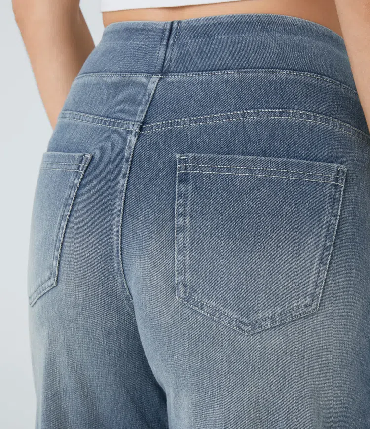 Solène - Jeans de Pierna Ancha Fit Relajado