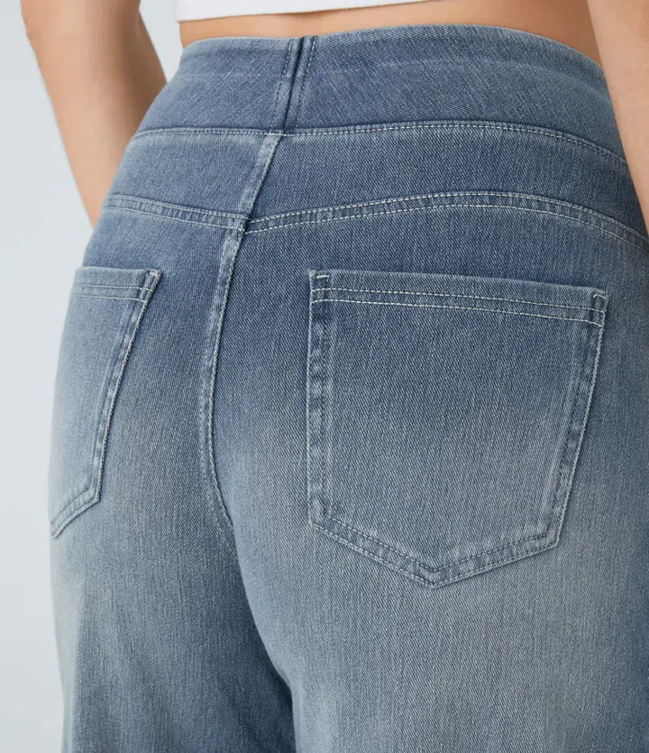Solène - Jeans de Pierna Ancha Fit Relajado