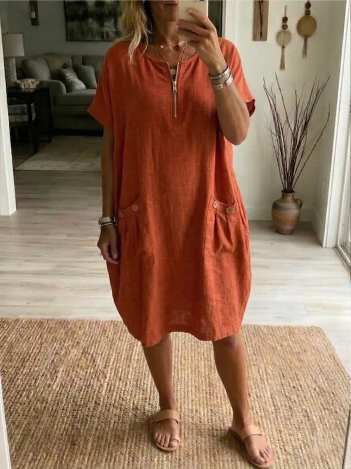 Teresa | Vestido con Cierre de Cremallera
