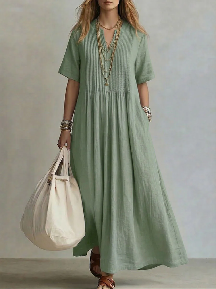 Núria™ | Vestido Plisado