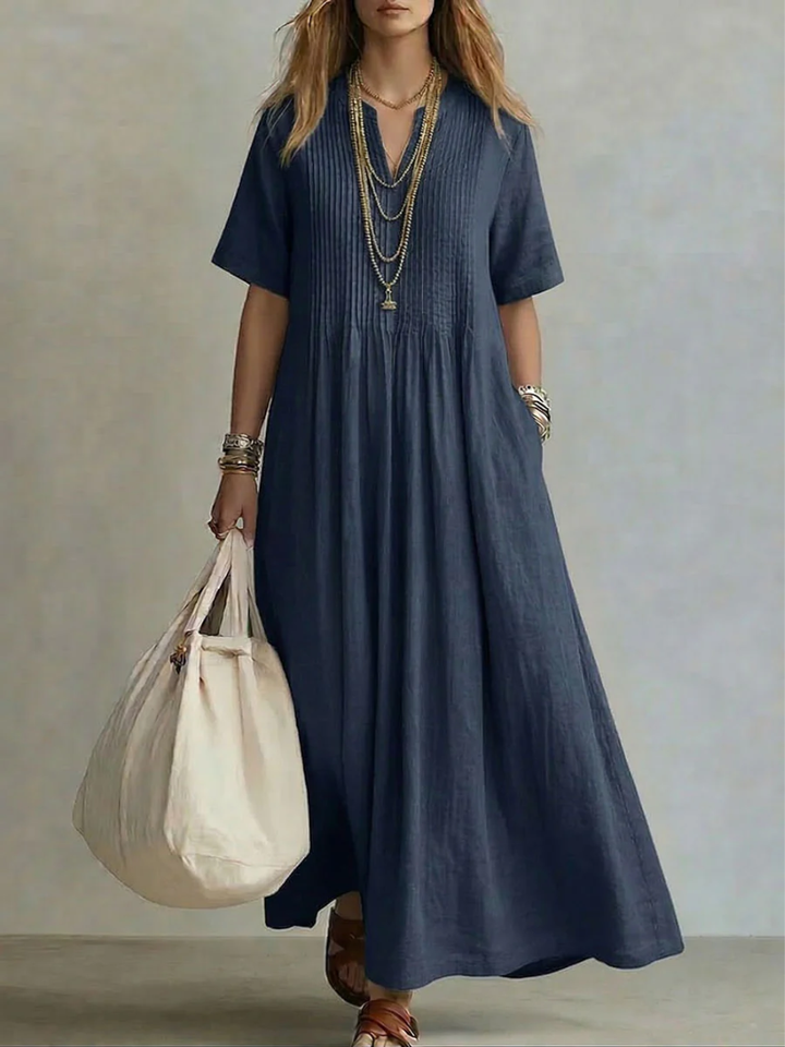 Noor | Vestido plisado