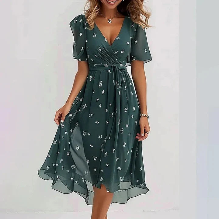 Kiara | Elegant multicolor dress