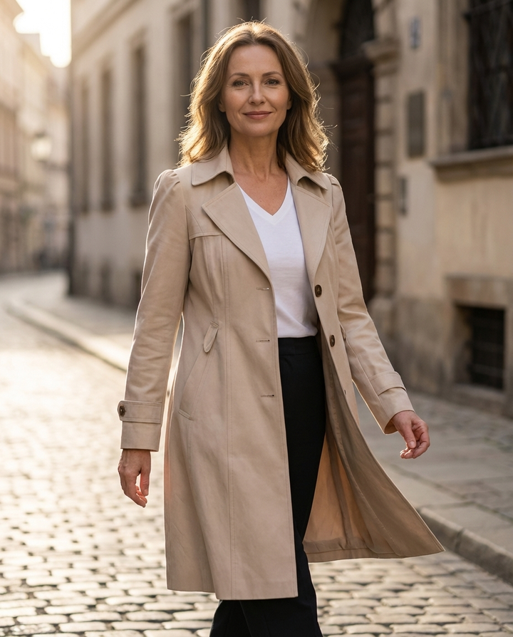 Olivia – Abrigo Vintage Elegante de Verano