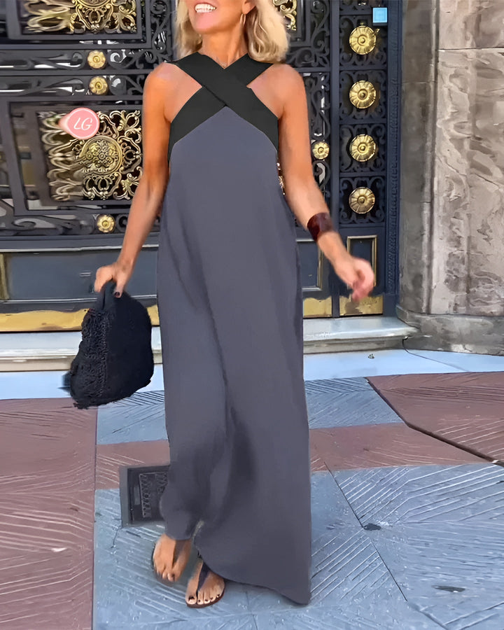 Delphine - vestido con forma de cruz