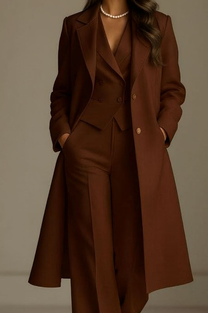 Conjunto Mavi Abrigo + Traje completo