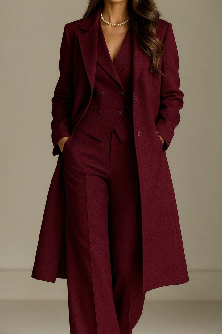 Conjunto Mavi Abrigo + Traje completo