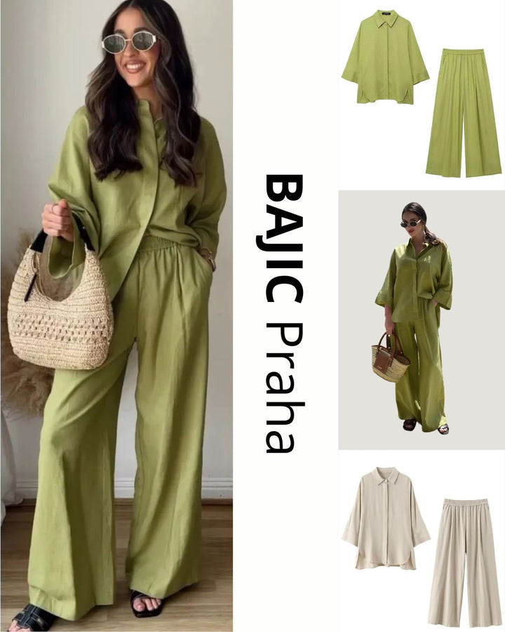 Dámská volná blůza a kalhoty