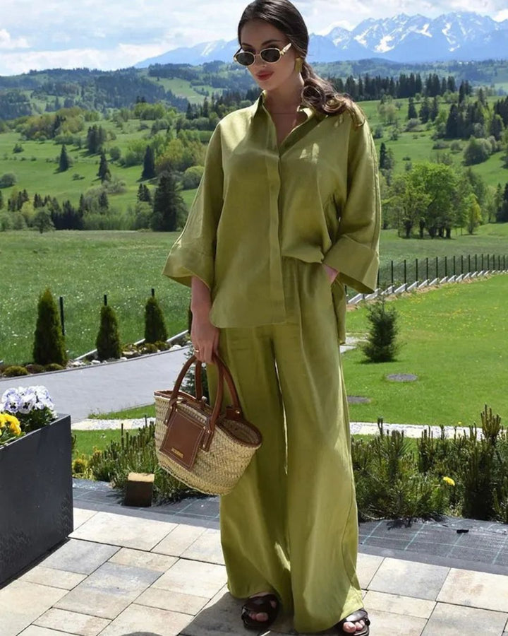 Dámská volná blůza a kalhoty