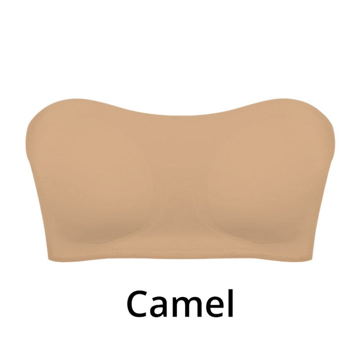 Dámský bezramínkový podprsenka bez kostic s bočním zapínáním